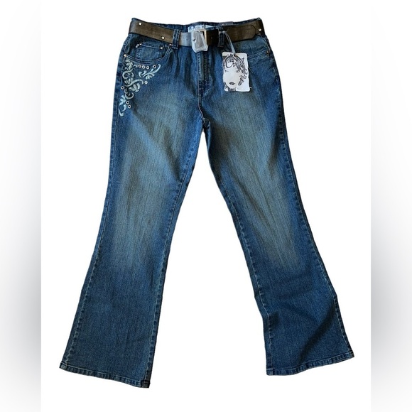 Crest Denim - NWT- Crest Jeans, style # P890734 . Bootcut Size 13/14. New-old stock